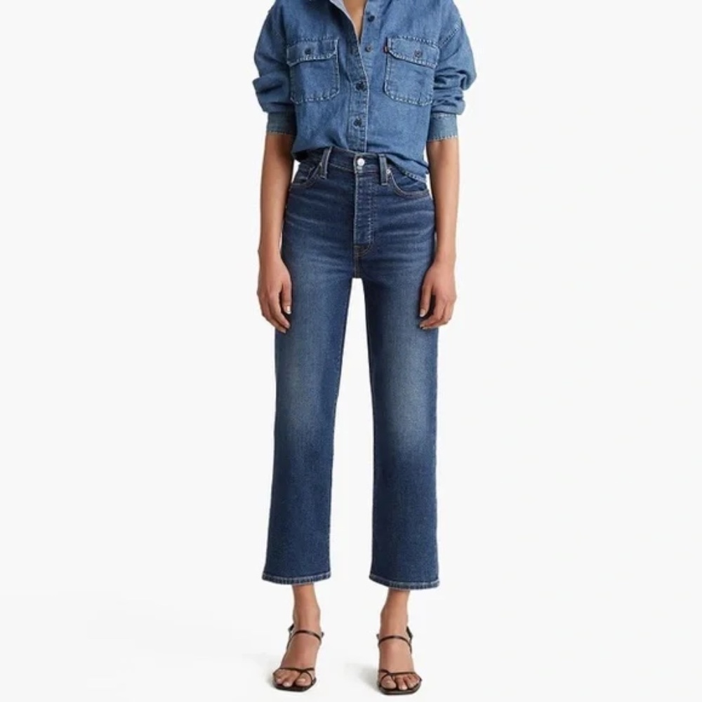 Levi's Ribcage Straight Ankle Jeans Size 25